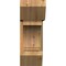 Ekena Millwork Imperial Slat Rough Sawn Bracket w/ Offset Brace, Western Red Cedar, 8"W x 22"D x 22"H BKT0806X22X22IMP06RWR - alternate 4
